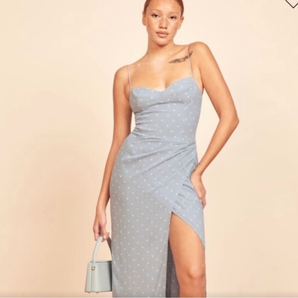 Reformation Kourtney Dress in Dew Drop size 4